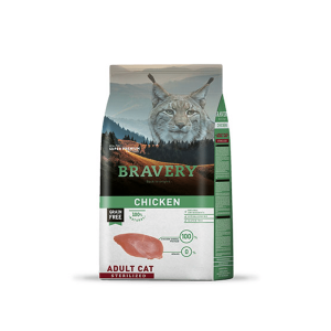 Bravery chicken gato adulto esterilizado para gatos 2 kg