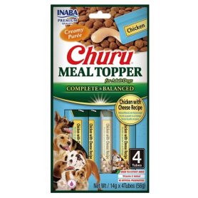 Churu Meal Topper Dog Pollo y Queso para Perros 4P