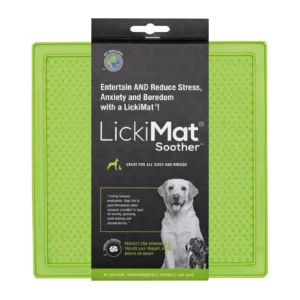 LickiMat soother green comedero interactivo para perros