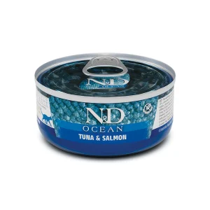 N&D Ocean Atún y Salmón para Gatos Adultos 70 g