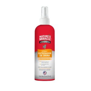 Nature's Miracle advanced platinum spray entrenador de orina para perros 236 ml