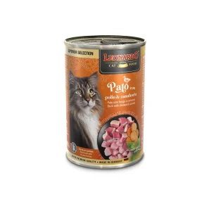 Leonardo Superior Selection pato con pollo y zanahoria para gatos 400 g